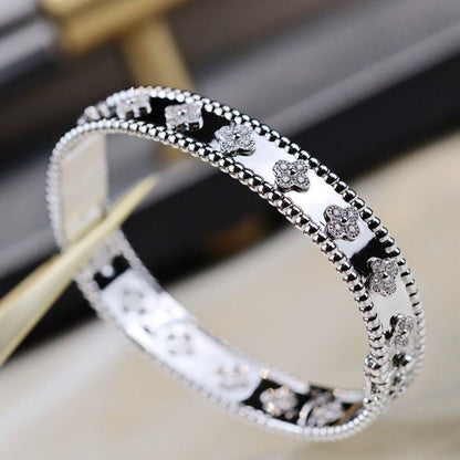 [⭐Corinne]CLOVER BRACELET 8MM DIAMONDS