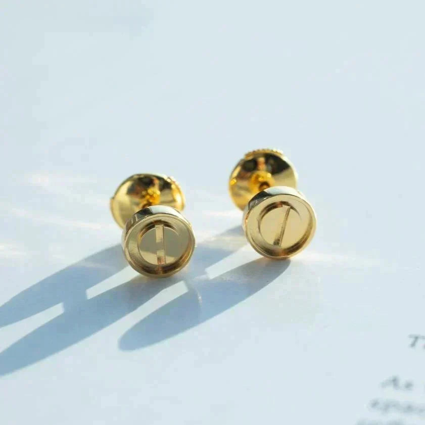 [⭐Corinne]LOVE EARRINGS GOLD 10MM