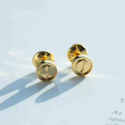 [⭐Corinne]LOVE EARRINGS GOLD 10MM