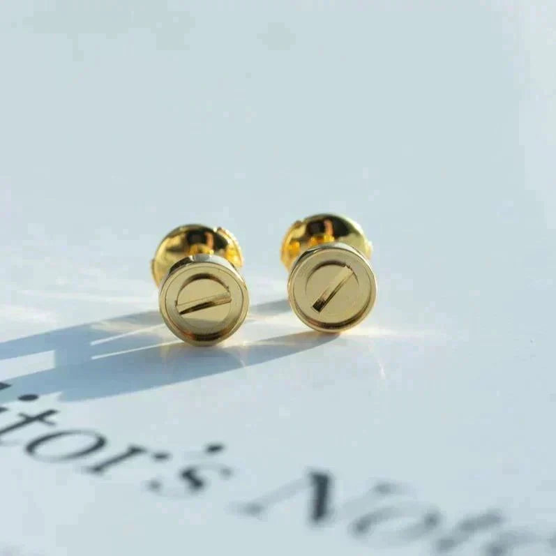 [⭐Corinne]LOVE EARRINGS GOLD 10MM