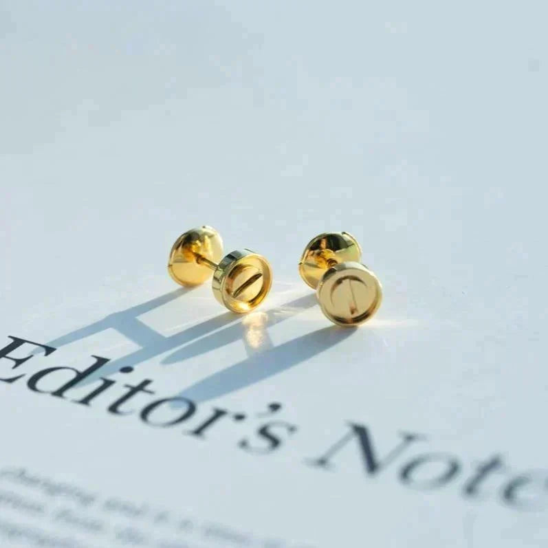 [⭐Corinne]LOVE EARRINGS GOLD 10MM