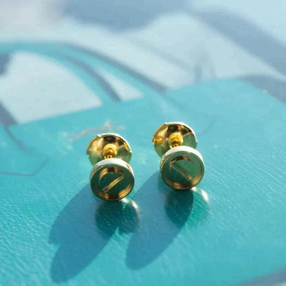 [⭐Corinne]LOVE EARRINGS GOLD 10MM