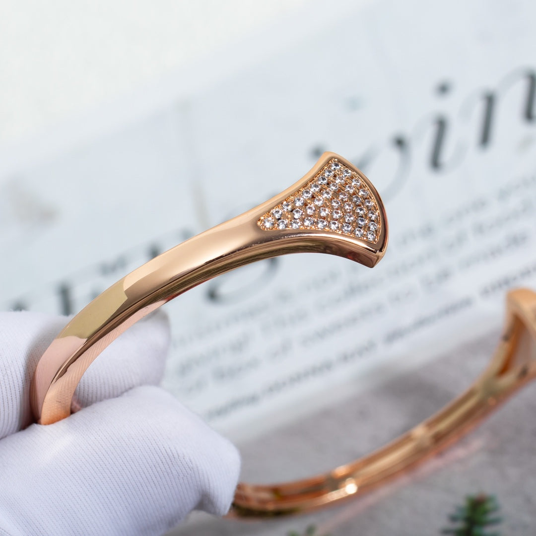 [⭐Corinne]DREAM BRACELET OPEN PINK GOLD MOP DIAMOND