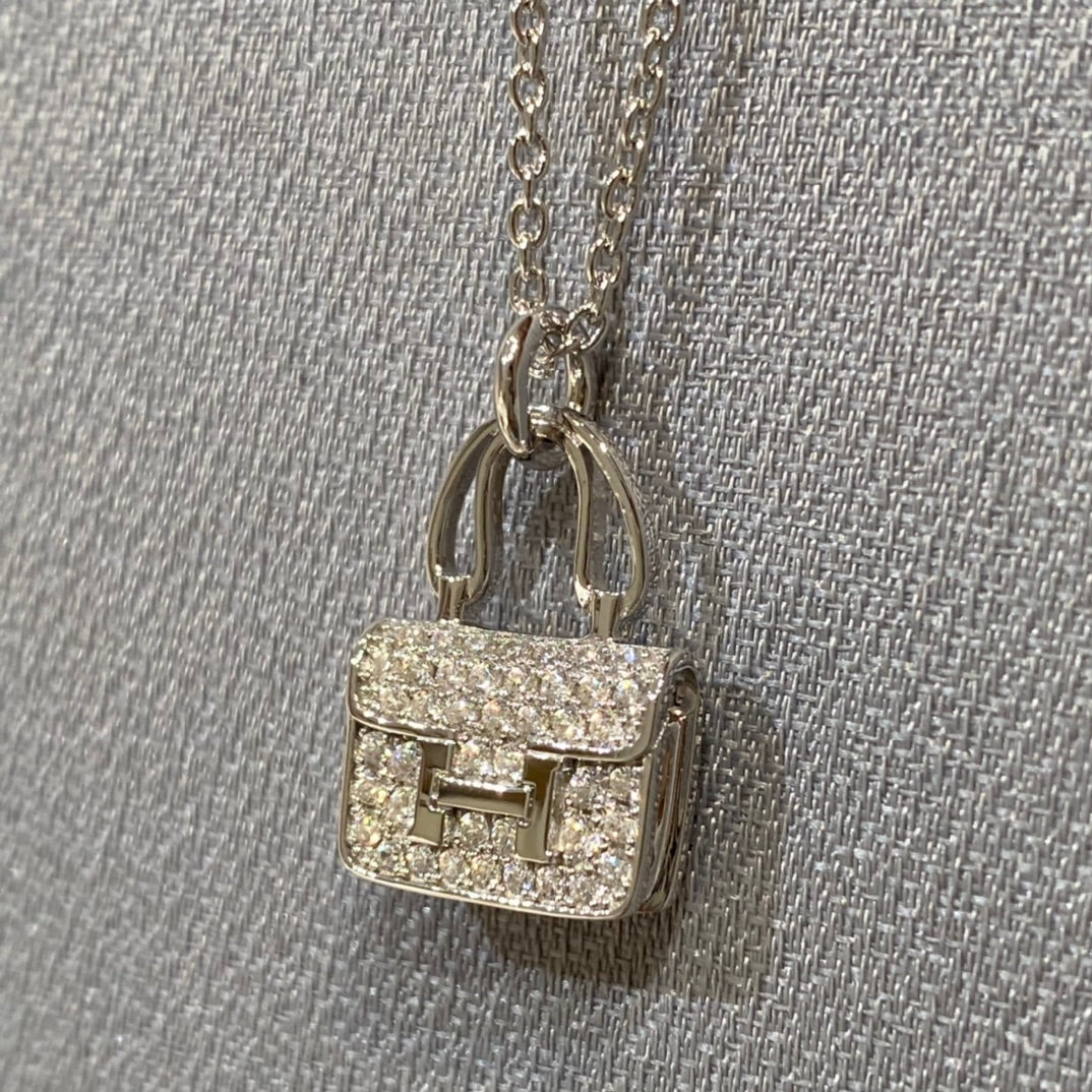 [⭐Corinne]CONSTANCE PEDANT DIAMOND NECKLACE