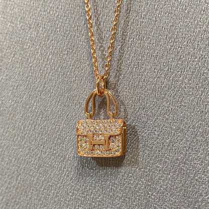 [⭐Corinne]CONSTANCE PEDANT DIAMOND NECKLACE