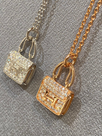 [⭐Corinne]CONSTANCE PEDANT DIAMOND NECKLACE