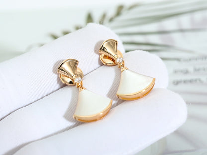 [⭐Corinne]DREAM MOP PINK GOLD EARRINGS