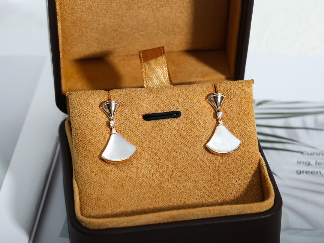 [⭐Corinne]DREAM MOP PINK GOLD EARRINGS