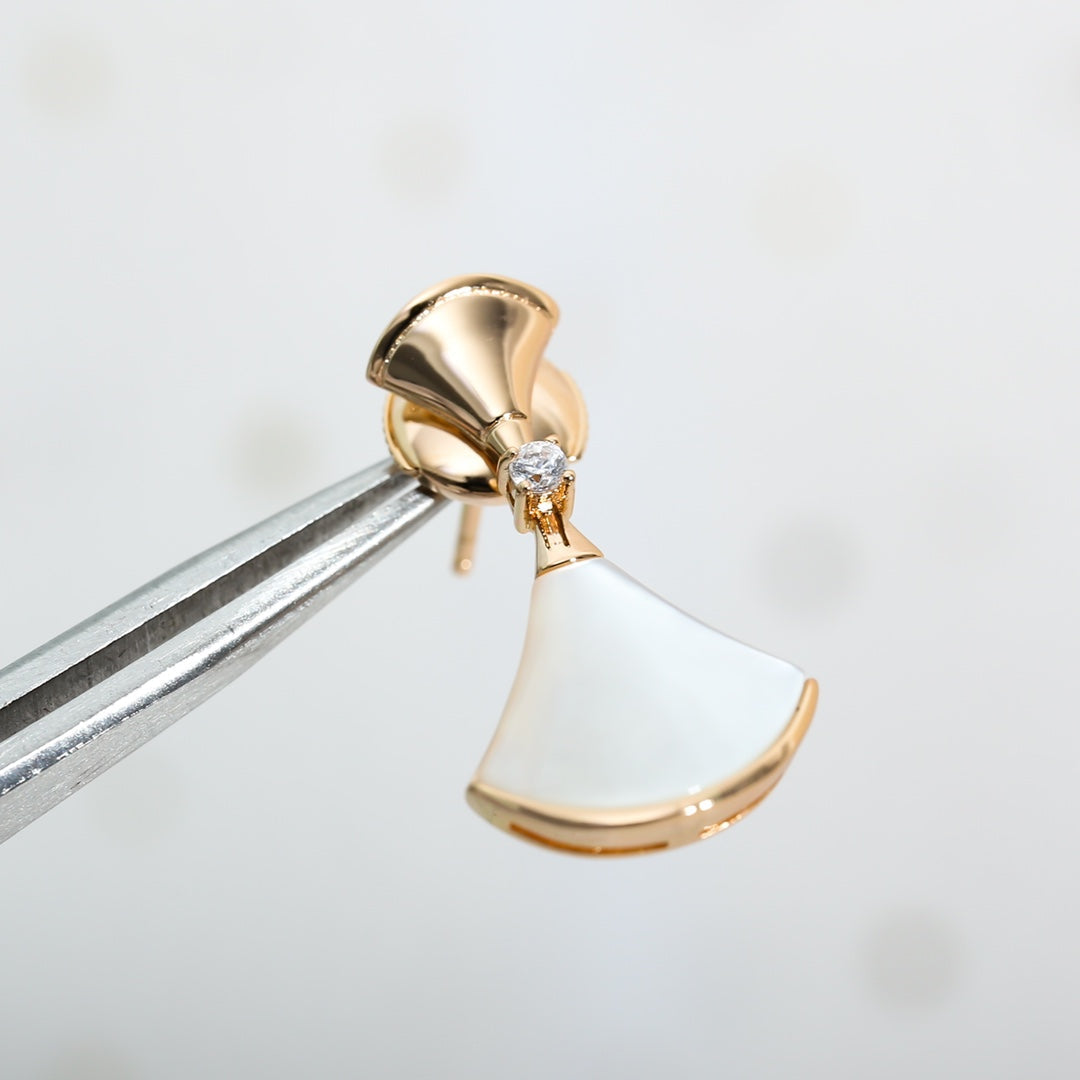 [⭐Corinne]DREAM MOP PINK GOLD EARRINGS