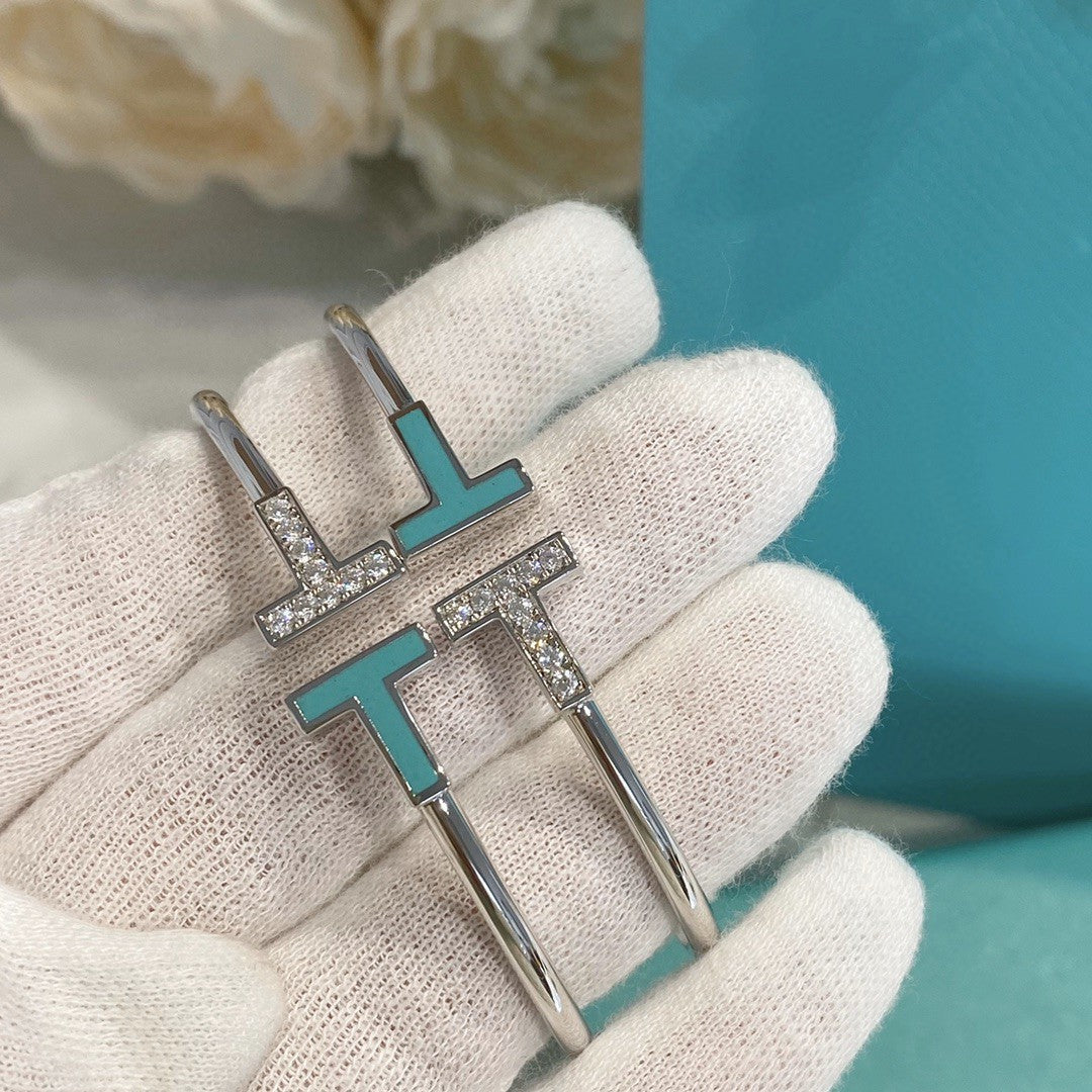 [Corinne]T BRACELET 1.8MM TURQUOISE DIAMOND