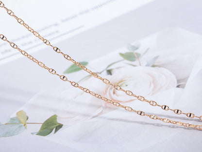 [⭐Corinne]ECHAPPEE NECKLACE PINK GOLD