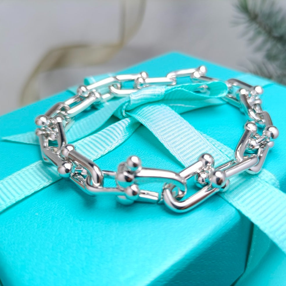 [Corinne]HARDWEAR BRACELET PINK GOLD AND SILVER