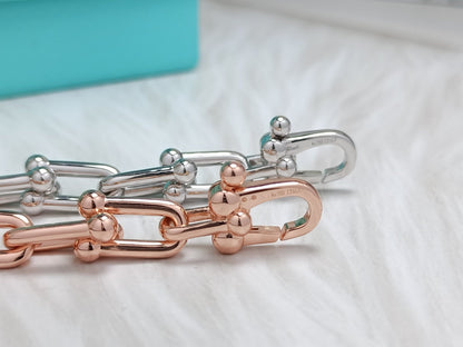 [Corinne]HARDWEAR BRACELET PINK GOLD AND SILVER