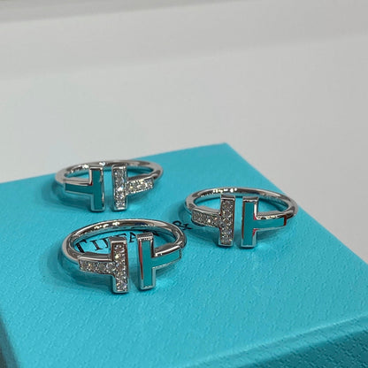 [Corinne] WIRE TURQUOISE DIAMOND RING SILVER