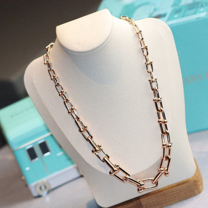[Corinne]HARDWEAR LINK GOLD NECKLACE