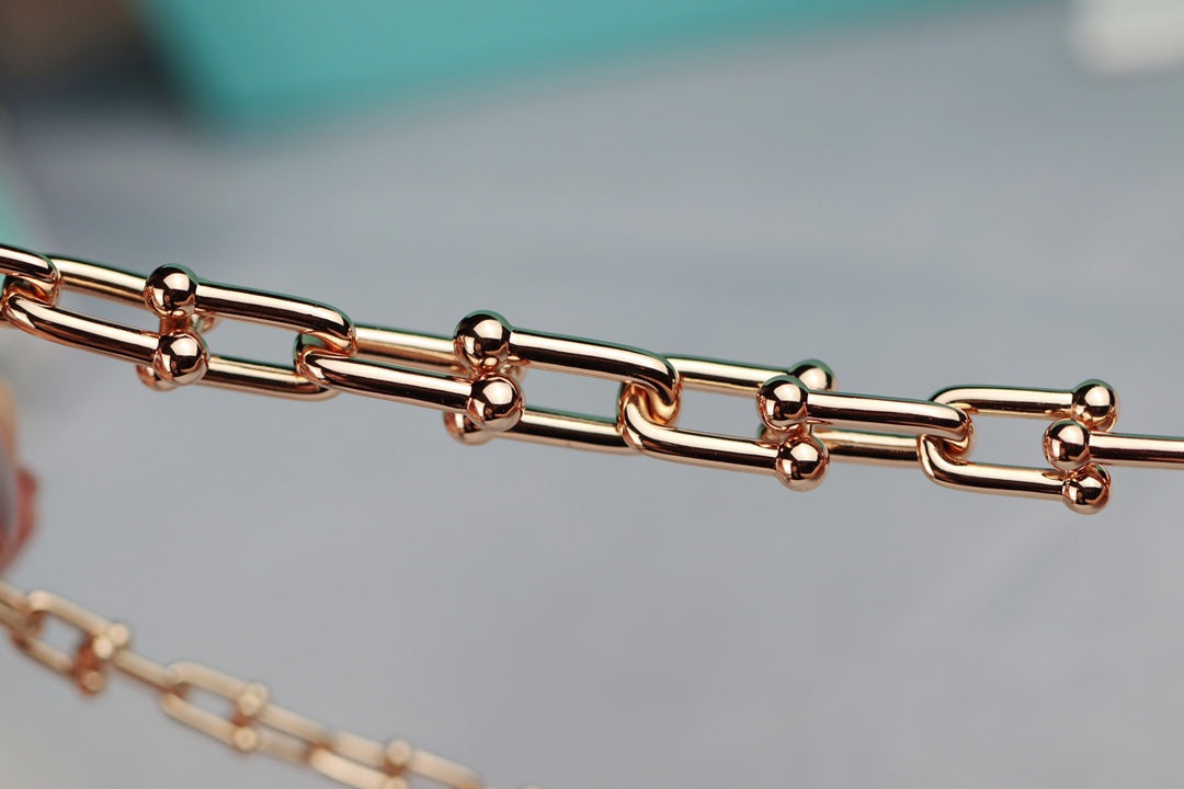 [Corinne]HARDWEAR LINK GOLD NECKLACE