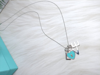 [Corinne]LOVE TEXT PEDANT NECKLACE