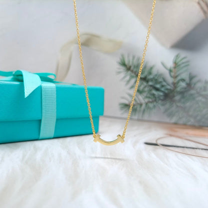 [Corinne]MINI SMILE PEDANT NECKLACE