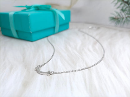[Corinne]MINI SMILE PEDANT NECKLACE
