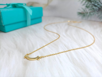 [Corinne]MINI SMILE PEDANT NECKLACE