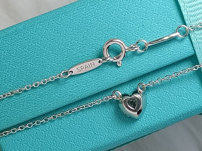 [Corinne]HEART BIG DIAMOND NECKLACE
