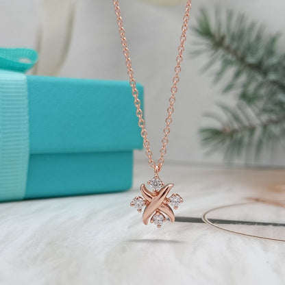 [Corinne]PINWHEEL NECKLACE DIAMOND