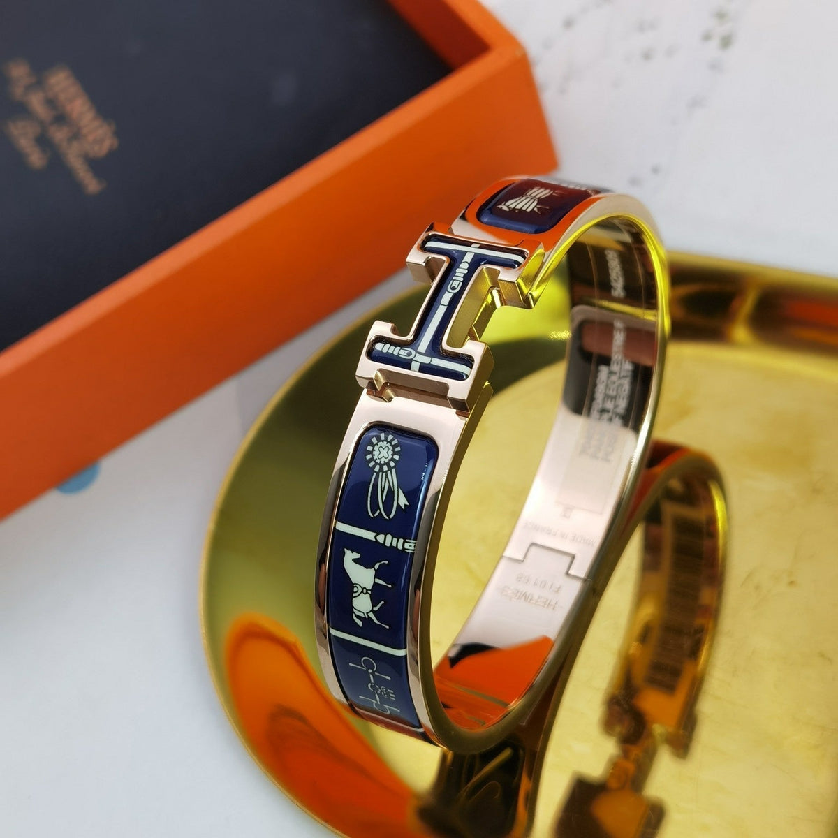 [⭐Corinne]H COUVERTURES DARK BLUE BRACELET