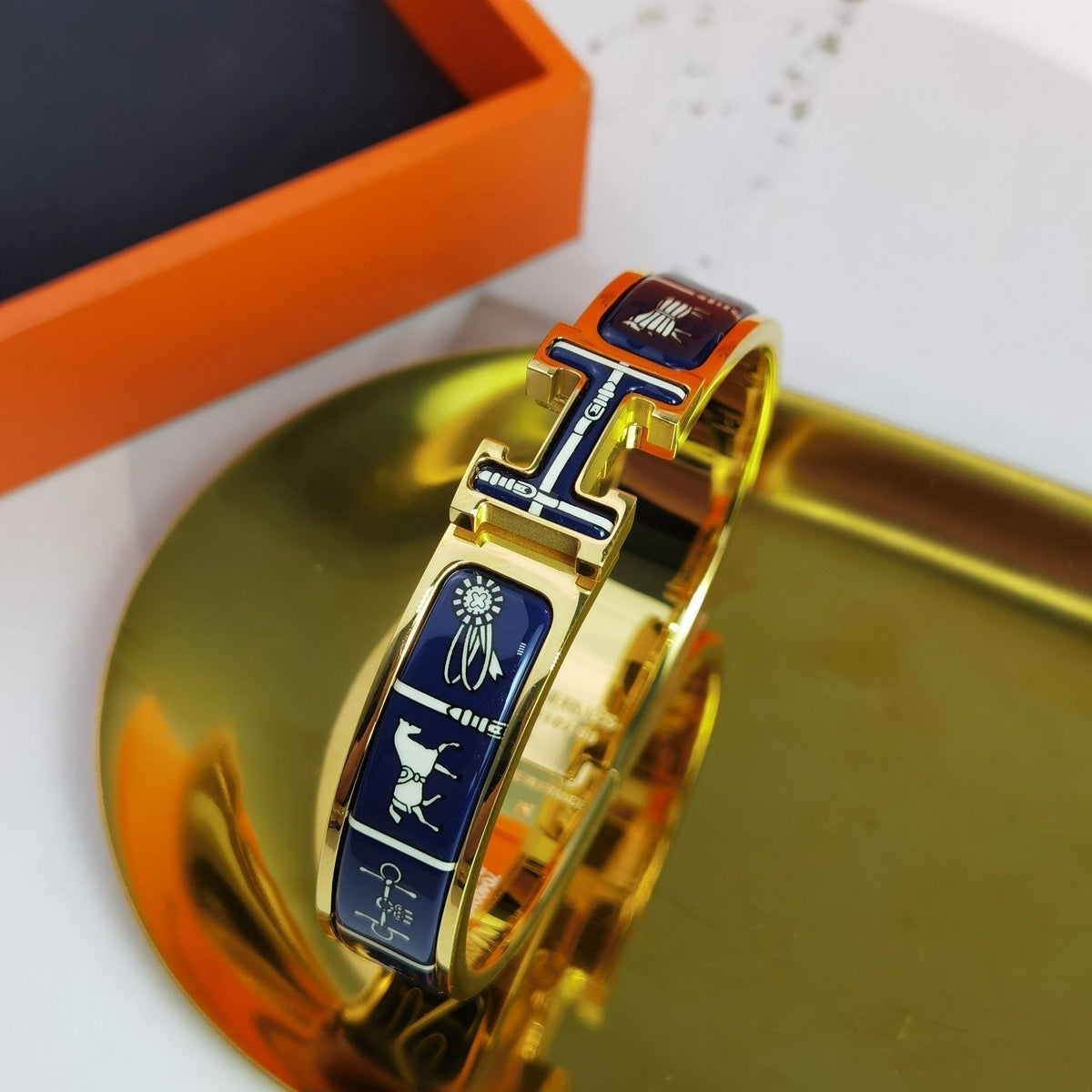 [⭐Corinne]H COUVERTURES DARK BLUE BRACELET