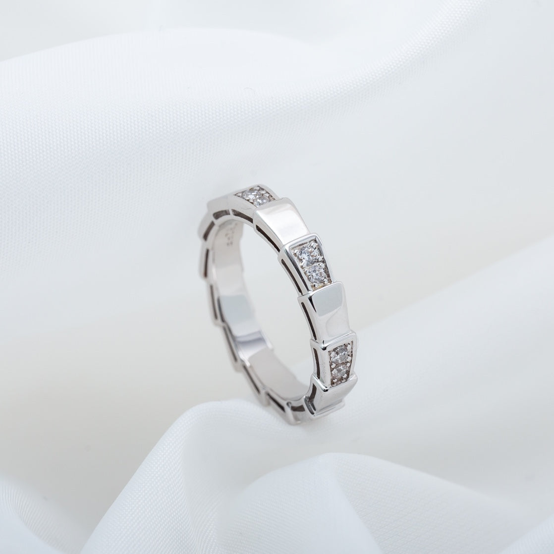 [⭐Corinne]SERPENTI RING SILVER  3MM