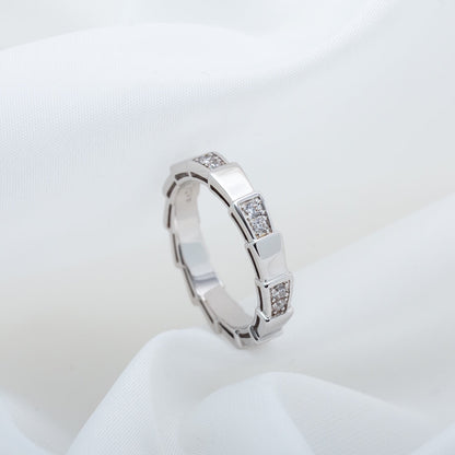[⭐Corinne]SERPENTI RING SILVER  3MM