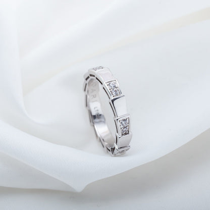 [⭐Corinne]SERPENTI RING SILVER  3MM