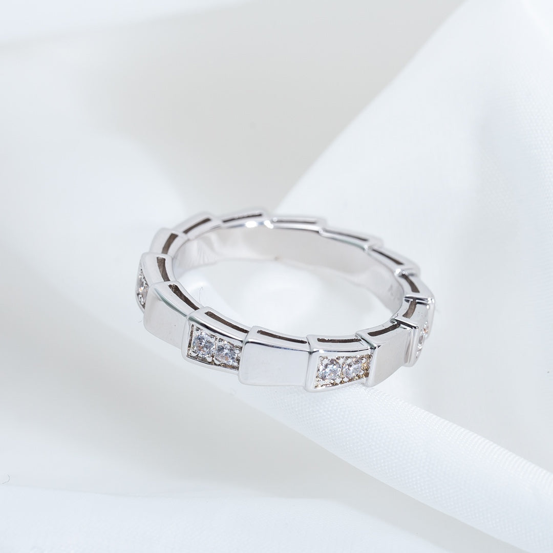 [⭐Corinne]SERPENTI RING SILVER  3MM