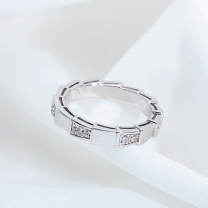 [⭐Corinne]SERPENTI RING SILVER  3MM