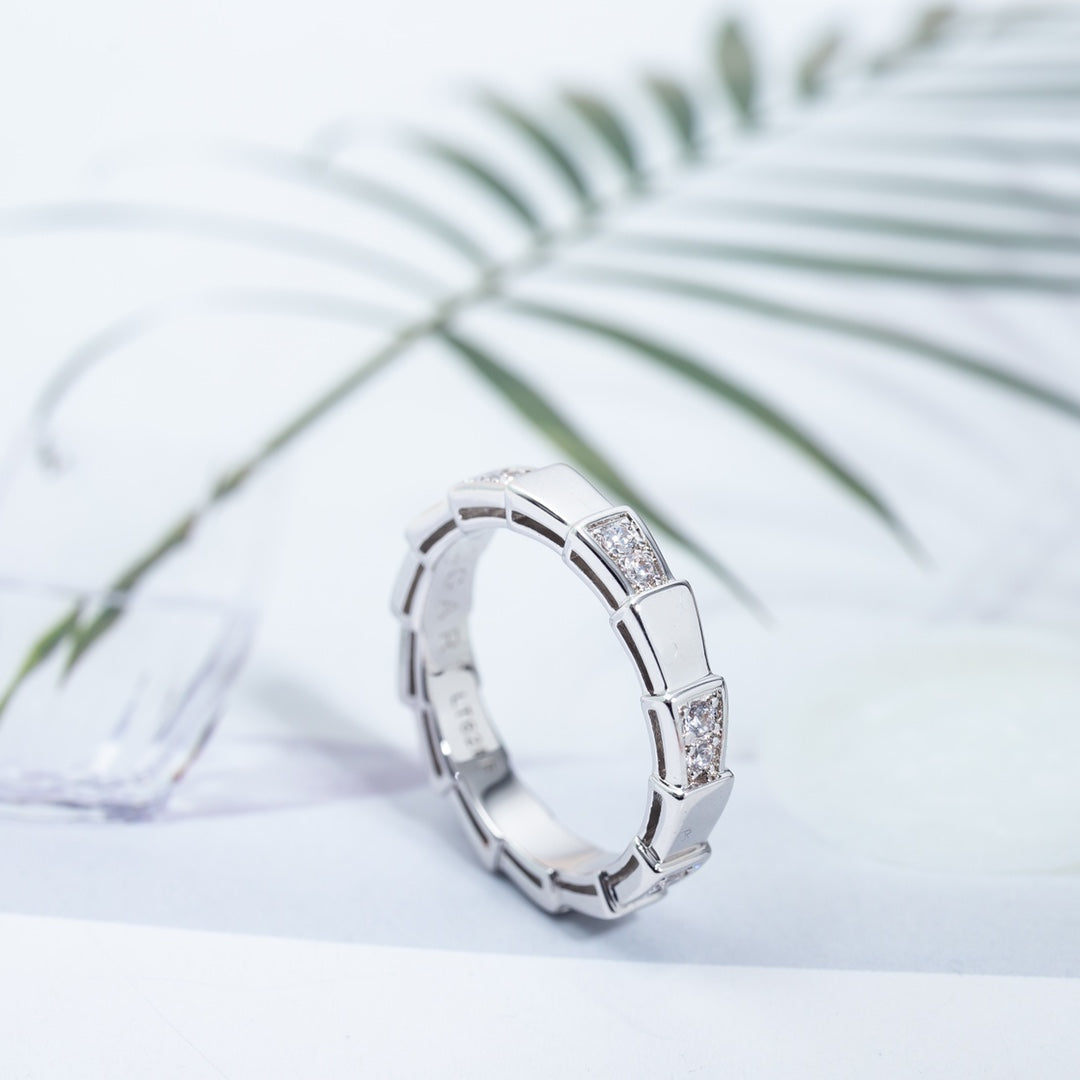 [⭐Corinne]SERPENTI RING SILVER  3MM