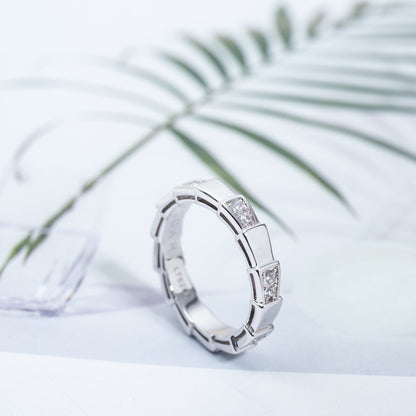 [⭐Corinne]SERPENTI RING SILVER  3MM