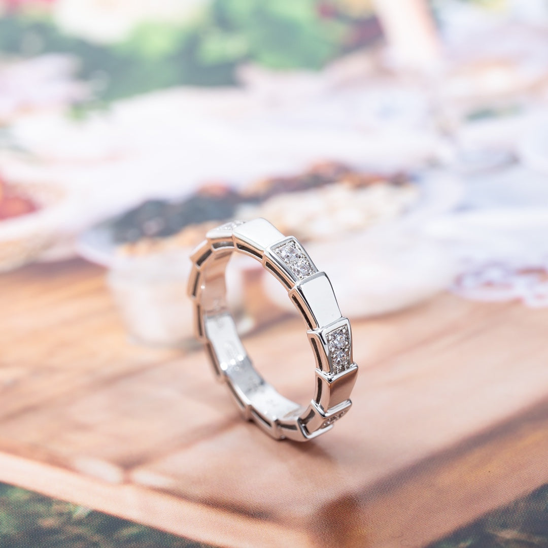 [⭐Corinne]SERPENTI RING SILVER  3MM