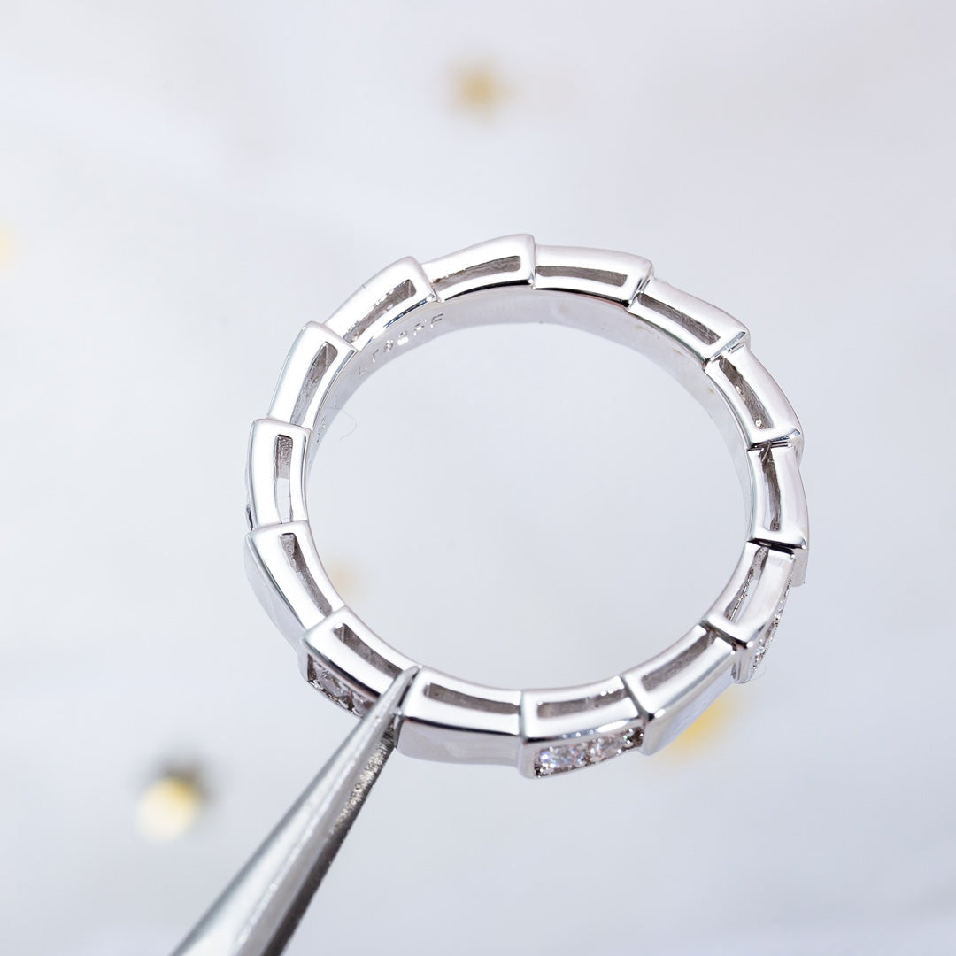 [⭐Corinne]SERPENTI RING SILVER  3MM