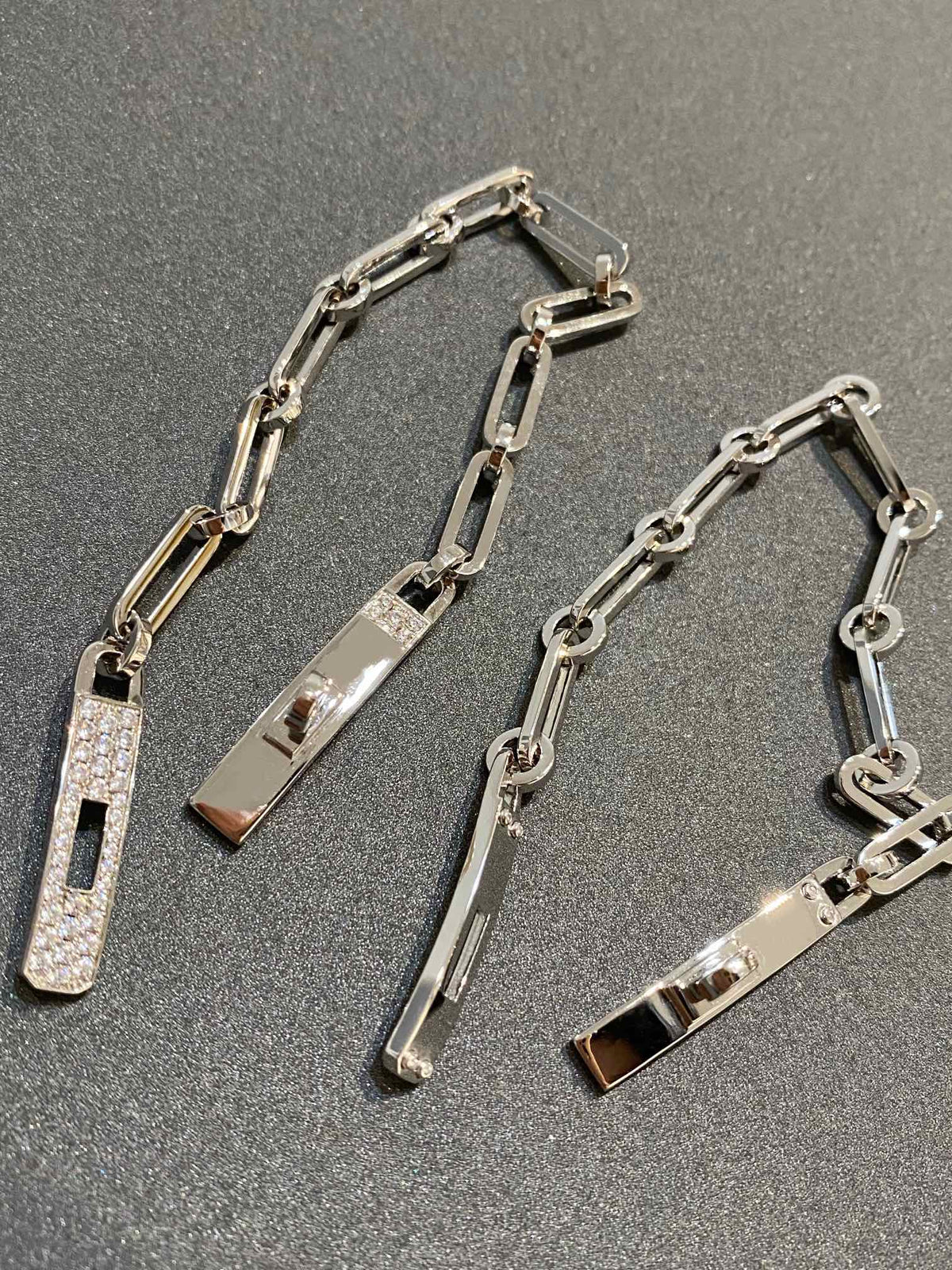 [⭐Corinne]CHAINE BRACELET SMALL MODEL DIAMOND