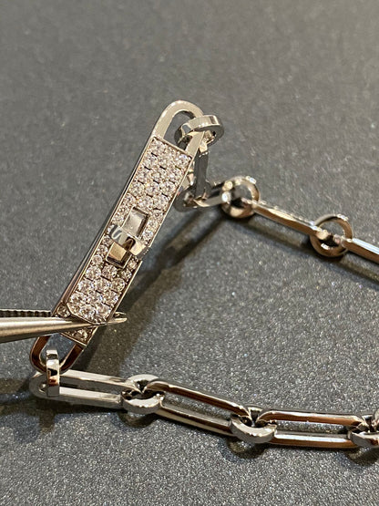 [⭐Corinne]CHAINE BRACELET SMALL MODEL DIAMOND
