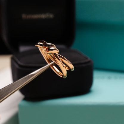 [Corinne]KNOT RING PINK GOLD