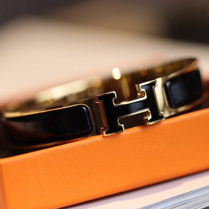 [⭐Corinne]H BRACELET 12MM GOLD