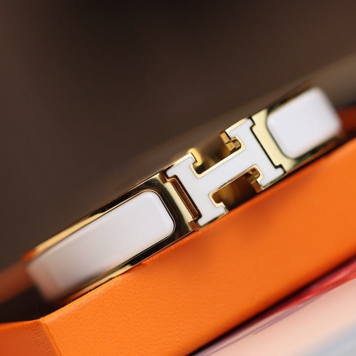 [⭐Corinne]H BRACELET 12MM GOLD