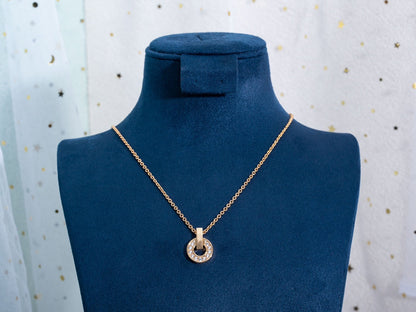 [⭐Corinne]GARI NECKLACE PINK GOLD DIAMOND