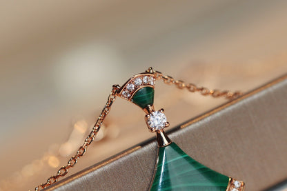 [⭐Corinne]DREAM NECKLACE MALACHITE DIAMOND