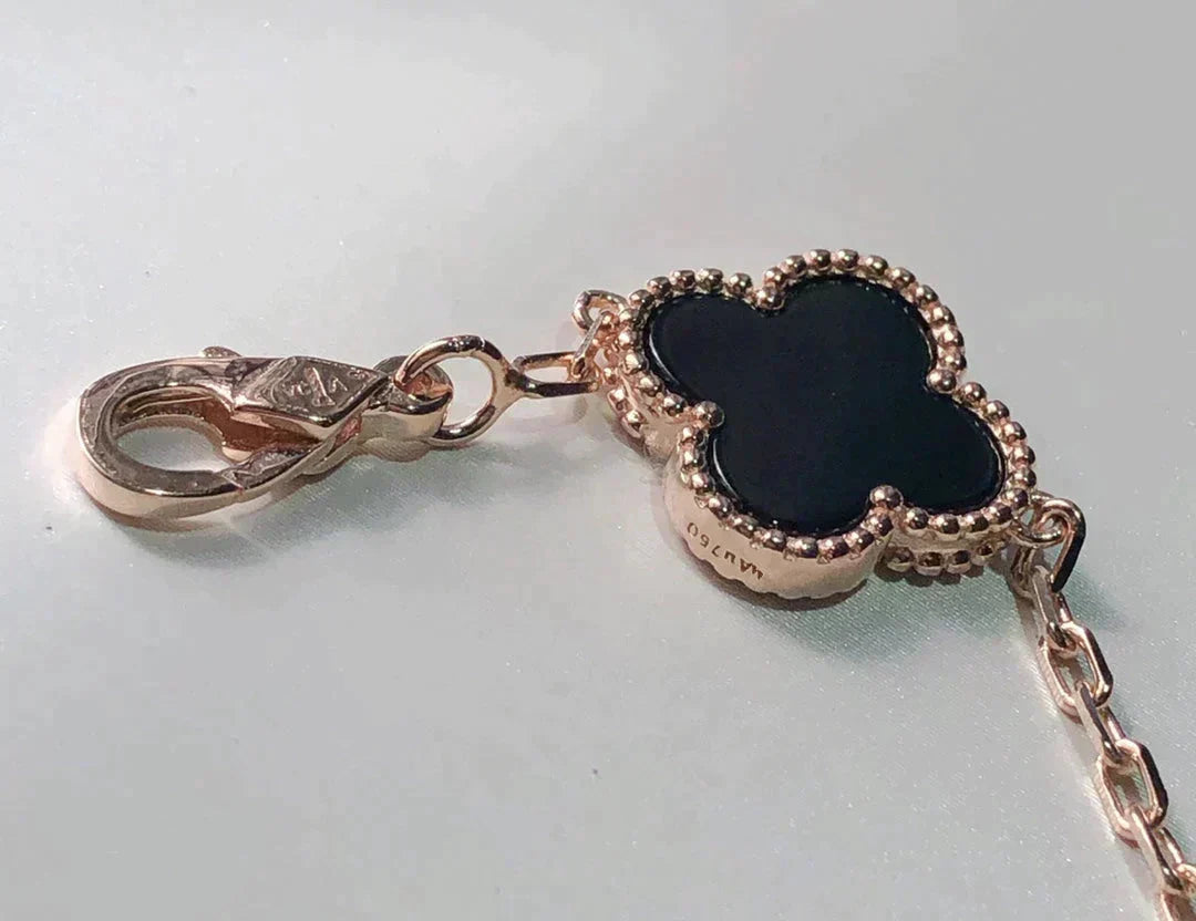 [⭐Corinne]CLOVER 5 MOTIFS MULTICOLOR BRACELET