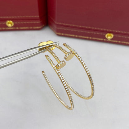 [⭐Corinne]JUSTE EARRINGS FULL DIAMONDS 1.8MM