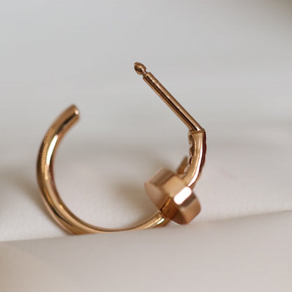 [⭐Corinne]JUSTE EARRINGS PINK GOLD