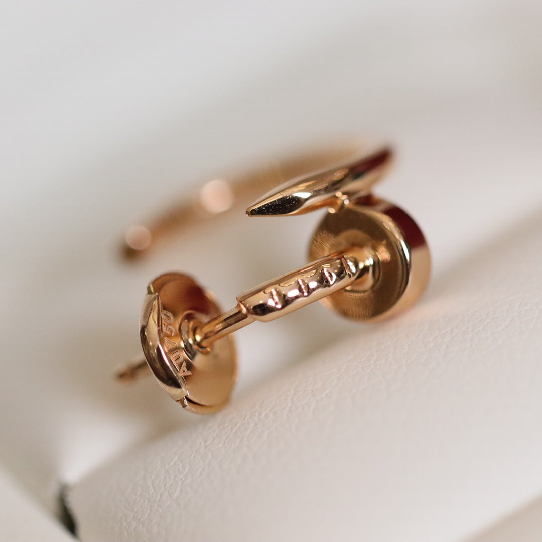 [⭐Corinne]JUSTE EARRINGS PINK GOLD