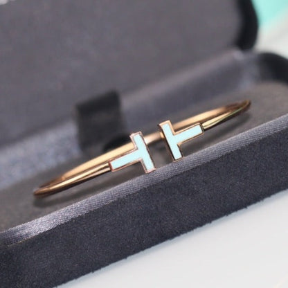 [Corinne]T BRACELET 1.8MM TURQUOISE PINK GOLD