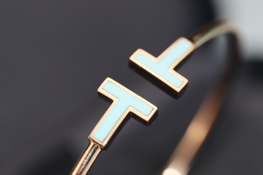 [Corinne]T BRACELET 1.8MM TURQUOISE PINK GOLD